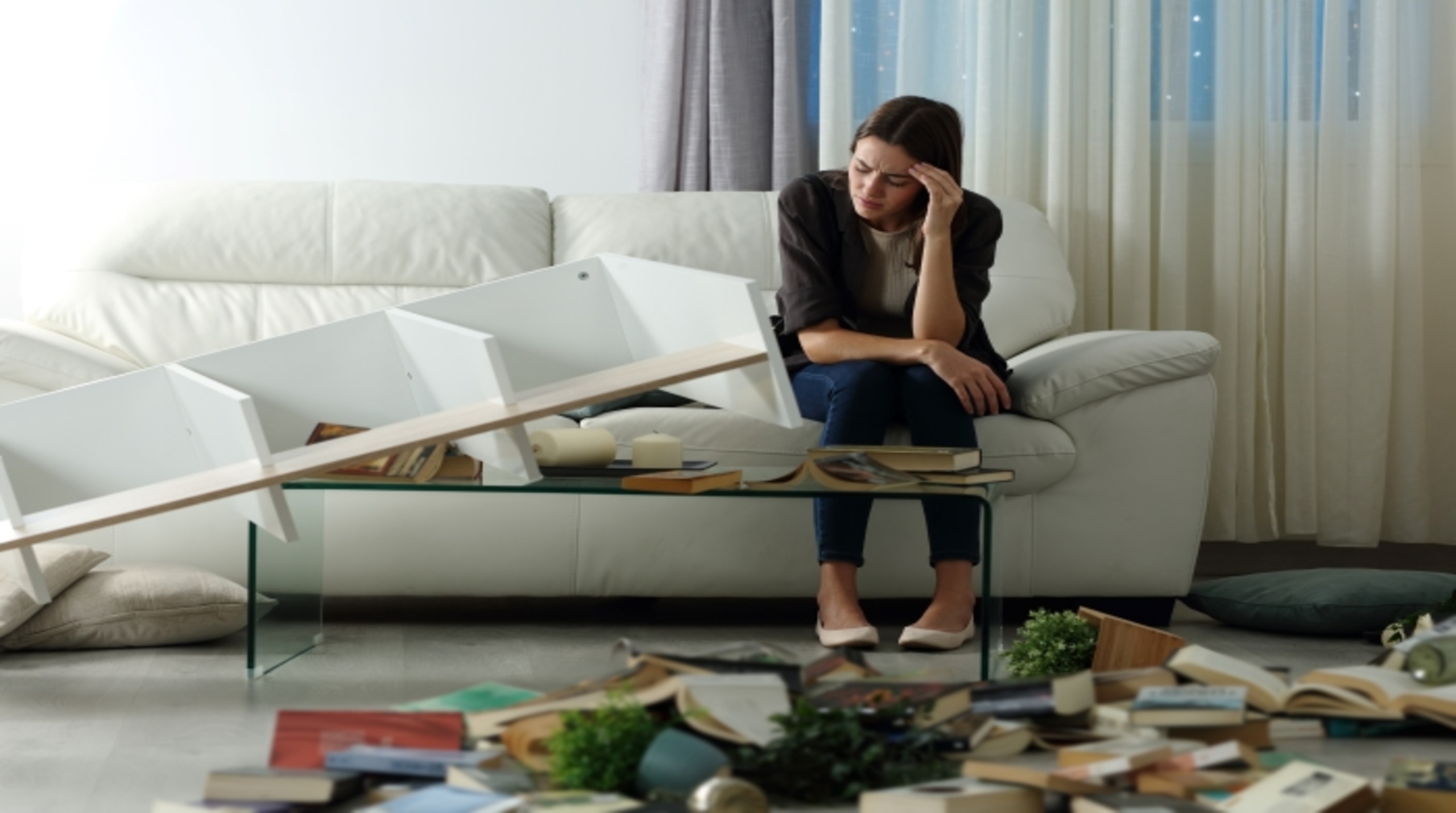 Sad-tenant-complaining-after-hom